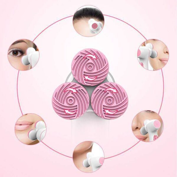 Three round 3D silicone cleansing instrument - Image 2
