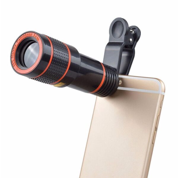 HD 8X Clip On Optical Zoom Telescope Camera Lens For Universal Mobile Cell Phone - Image 6