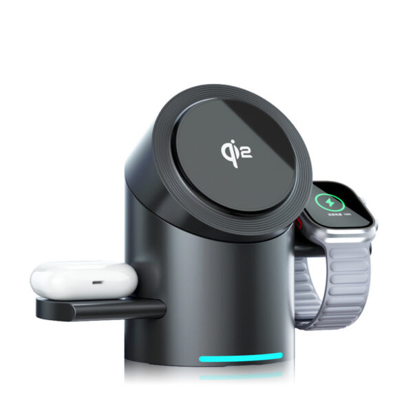 Three-in-one Magnetic Wireless Charger Phone Fast Charge Bracket - Image 5