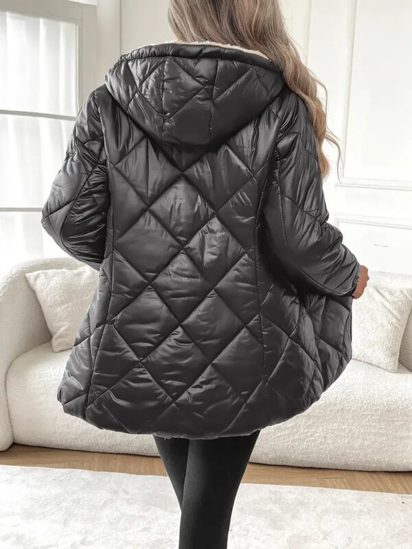 Autumn And Winter Long Sleeves Diamond Lattice - Image 6