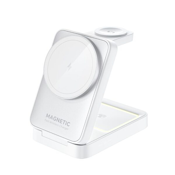 Folding Magnetic Three-in-one Wireless Charger 15W Fast Charge Multifunction Bracket - Image 6