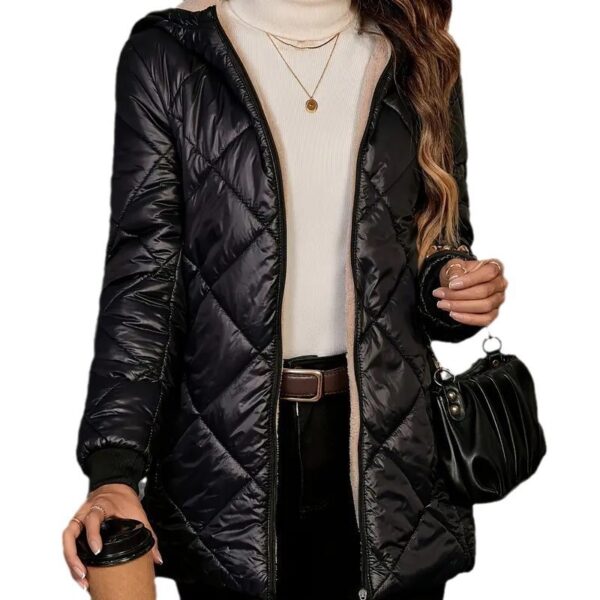 Autumn And Winter Long Sleeves Diamond Lattice - Image 7