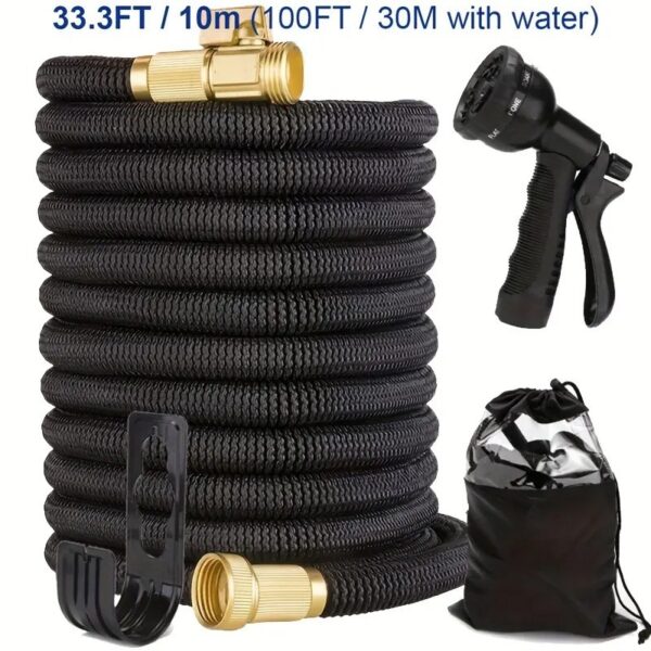 Retractable Garden Water Hose Set 100 In - 1 Pack - Image 3