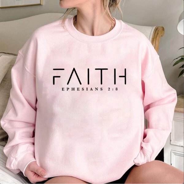 Trendy Faith Sweatshirt Bible Verse Shirt Christian Clothing - Image 6