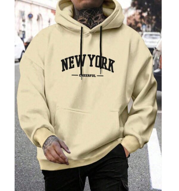 Men's Casual American-style Retro Loose Hooded Sweater - Image 10