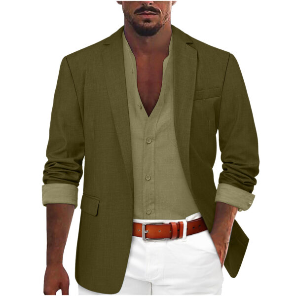 Men's Leisure Suit Fashion Personality Coat - Image 5