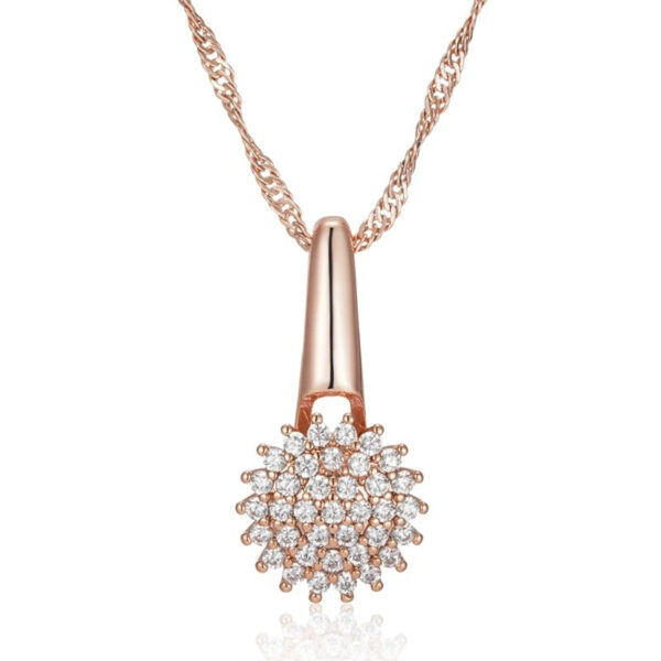 Women's Fashion Micro Zircon-inlaid Pendant Earrings - Image 3