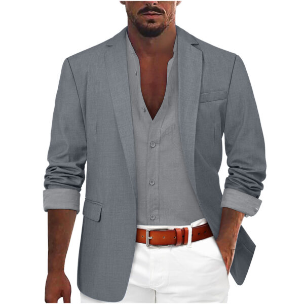 Men's Leisure Suit Fashion Personality Coat - Image 3