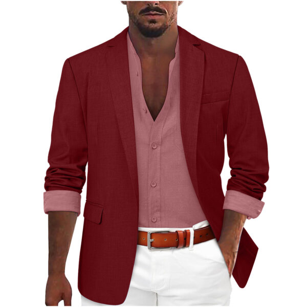 Men's Leisure Suit Fashion Personality Coat - Image 8