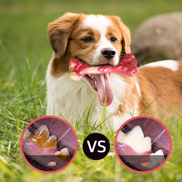 Pet Toy Bone Dog Molar Stick Bite Resistant Large Dog Molar Rubber Dog Chew Toy - Image 4