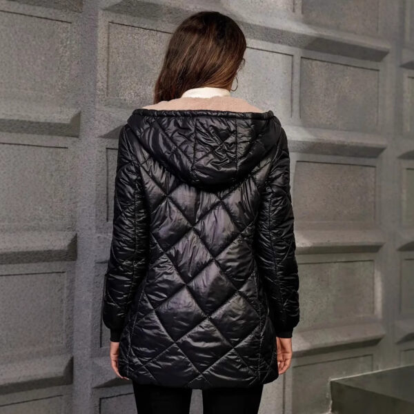 Autumn And Winter Long Sleeves Diamond Lattice - Image 2