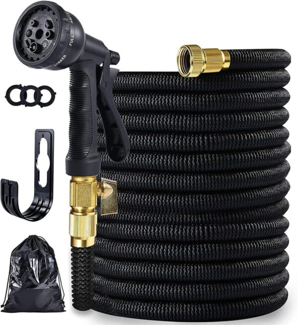 Retractable Garden Water Hose Set 100 In - 1 Pack - Image 6