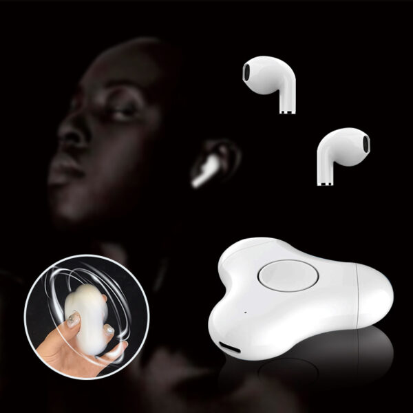 New Multi-Function Headset Fidget Spinner Bluetooth Fingertip Gyro In Ear Bluetooth Headset - Image 3