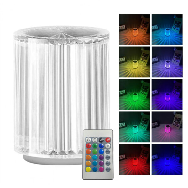 Crystal Lamp Table Lamp Atmosphere Creative Line Small Night Lamp Led Lights - Image 5