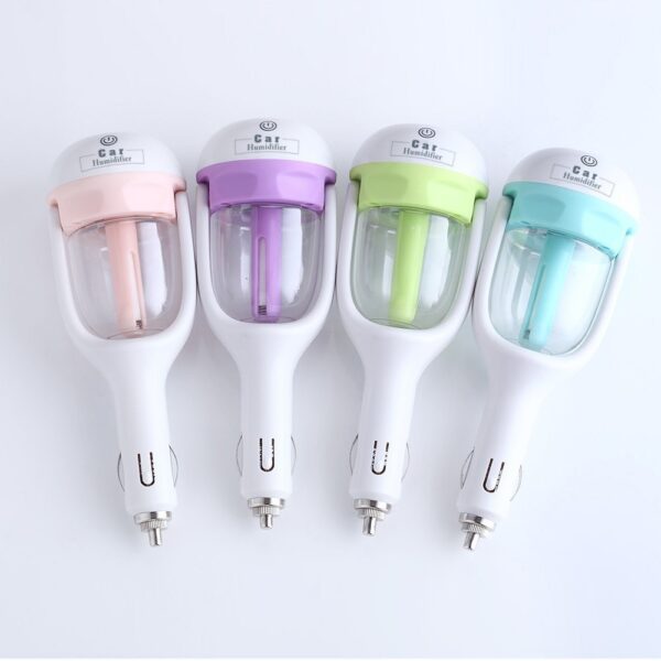 Mini 12V Car Steam Humidifier Air Purifier Aroma Diffuser Essential Oil Diffuser Car Humidifier - Image 2
