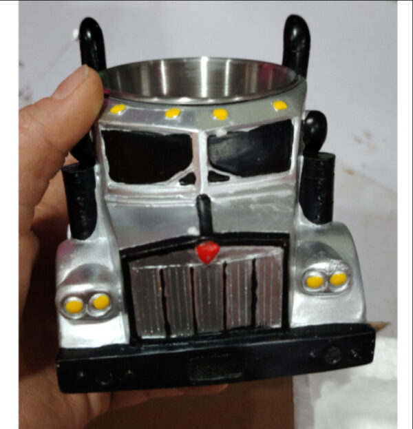 Durable Truck Coffee Mug Semi Truck Handcrafted Coffee Cup Semi-trailer Shaped Semi-Truck Coffee Mugs For Family - Image 8