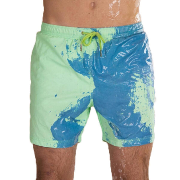 Magical Change Color Beach Shorts Summer Men Swimming Trunks Swimwear Swimsuit Quick Dry bathing shorts Beach Pant - Image 2
