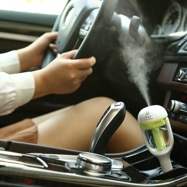Mini 12V Car Steam Humidifier Air Purifier Aroma Diffuser Essential Oil Diffuser Car Humidifier - Image 8