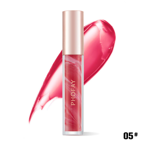 PHOFAY Rose Blooming Hydrating Lip Gloss - Image 6