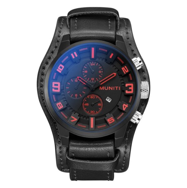 Men's Business Watch Quartz Watch Men's Belt Watch Waterproof Sports Watch - Image 8