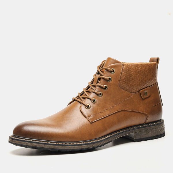 Mens Fashion Casual High Top Martin Boots - Image 3