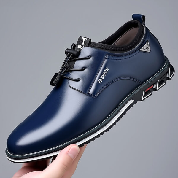 Plus Size Casual Leather Shoes Male - Image 6