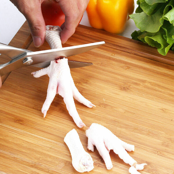 Knives Kitchen Shears Stainless Steel Poultry Fish Chicken Bone Scissors Kitchen Gadgets Chef Japanese Knife Cooking Stainless Steel Poultry Chicken Bone Scissors - Image 6