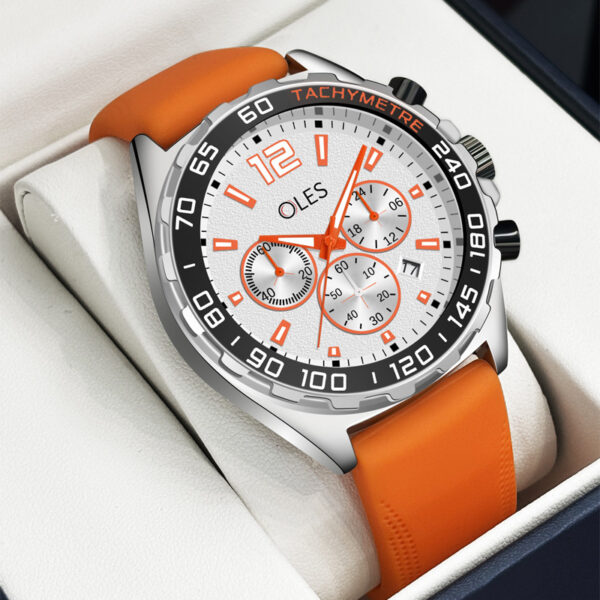 Multifunctional Night Light Waterproof Men's Quartz Watch - Image 3