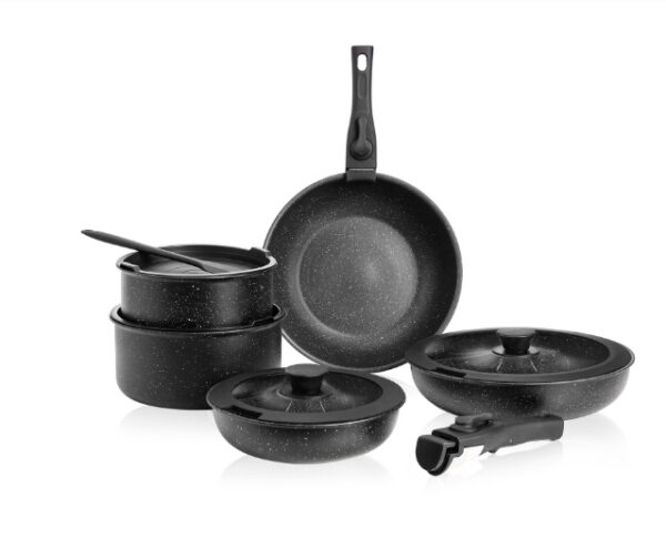 12 POTS And Pans Set, Non-stick Kitchen Cookware Set - Image 5