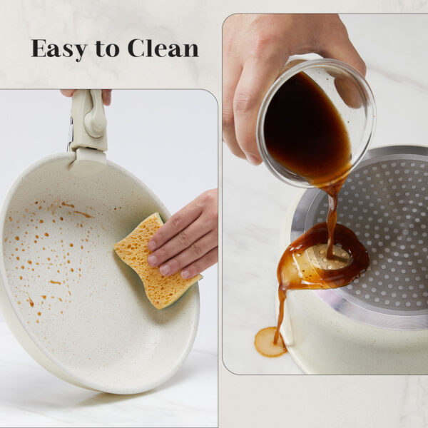 12 POTS And Pans Set, Non-stick Kitchen Cookware Set - Image 4