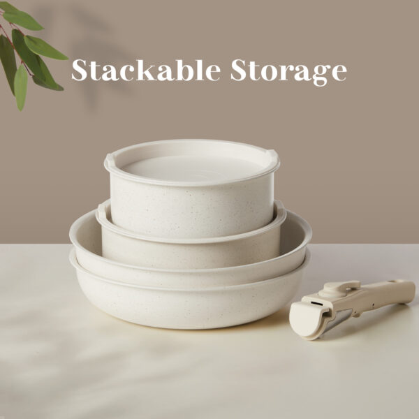 12 POTS And Pans Set, Non-stick Kitchen Cookware Set - Image 6