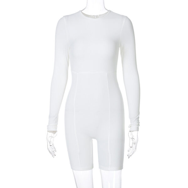 Women's Leggings New Knit Slim-fit Hip Lift Sports Yoga Jumpsuit - Image 4