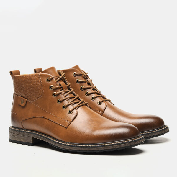 Mens Fashion Casual High Top Martin Boots - Image 5