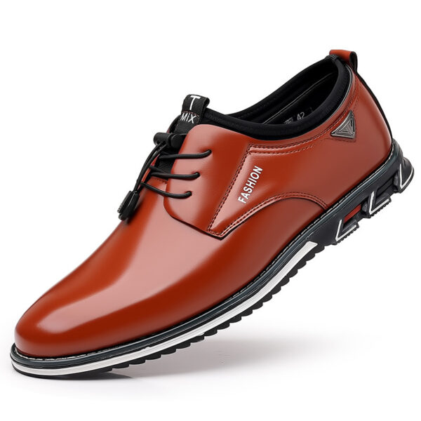 Plus Size Casual Leather Shoes Male - Image 8