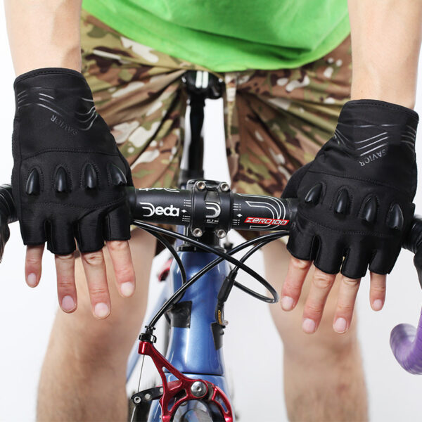 Men's And Women's Outdoor Sports Cycling Luminous Gloves - Image 2