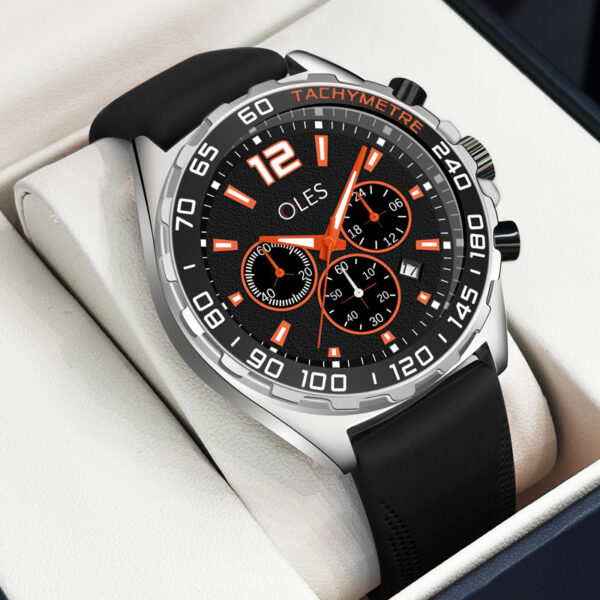Multifunctional Night Light Waterproof Men's Quartz Watch - Image 2