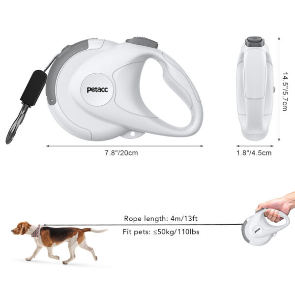 Retractable Reflective Dog Walking Tractor For Pet Products - Image 3