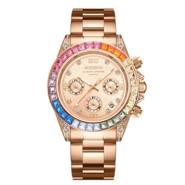 Ins Style Rainbow Circle Fashion Watch Sports Style Ladies Watch - Image 8