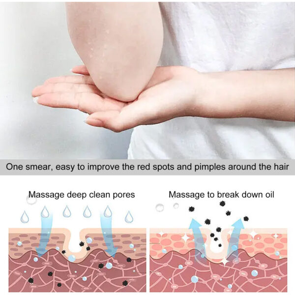 Turmeric Body Scrub Cream Smallpox Diluting Moisturizing Refreshing Smooth Skin Rejuvenation Cleansing Body Cutin - Image 10