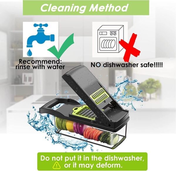 15 Multi Slicer Set Vegetable Slicer Kitchen Grater Vegetable Slicer Inserts Pus Separator - Image 8