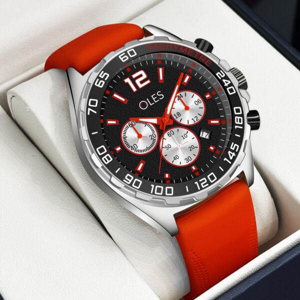 Multifunctional Night Light Waterproof Men's Quartz Watch - Image 4