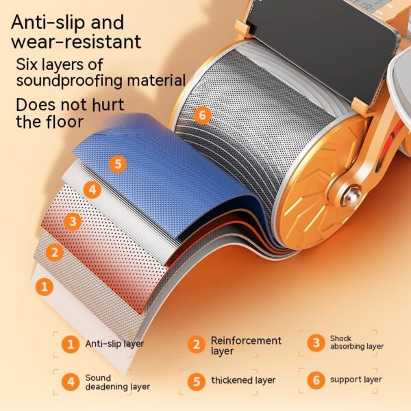 Abdominal Wheel Automatic Rebound Belly Contracting And Abdominal Rolling Exercise - Image 10
