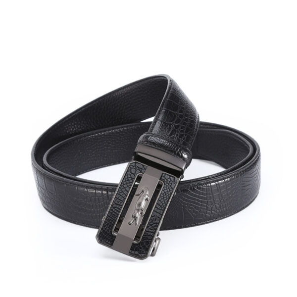 Men's Crocodile Belt Alloy Comfort Click Belt - Image 3